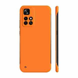 For Xiaomi Redmi Note 11 5G / Note 11T 5G Global / Note 11S 5G / Poco M4 Pro 5G Global  ENKAY Matte Frameless Hard PC Phone Case(Orange)