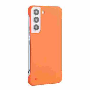 For Samsung Galaxy S22 5G ENKAY Matte Frameless Hard PC Case(Orange)