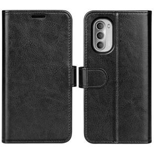 For Motorola Moto G51 5G R64 Texture Single Leather Phone Case(Black)