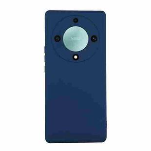 For Honor Magic5 Lite / X9A ENKAY Hat-Prince Liquid Silicone Shockproof Soft Phone Case(Dark Blue)
