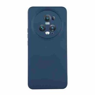For Honor Magic5 Pro ENKAY Liquid Silicone Soft Shockproof Phone Case(Dark Blue)