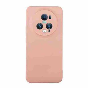 For Honor Magic5 Pro ENKAY Liquid Silicone Soft Shockproof Phone Case(Pink)