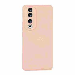 For Honor 90 Pro ENKAY Liquid Silicone Soft Shockproof Phone Case(Pink)