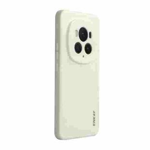 For Honor Magic6 Pro ENKAY Liquid Silicone Soft Shockproof Phone Case(Beige)