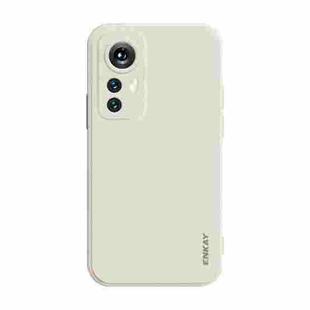 For Xiaomi 12 / 12X / 12S ENKAY Liquid Silicone Soft Shockproof Phone Case(Beige)
