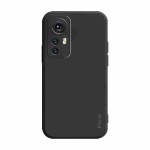 For Xiaomi 12 Pro / 12S Pro ENKAY Liquid Silicone Soft Shockproof Phone Case(Black)