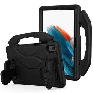 For Samsung Galaxy Tab A8 10.5 2021 X200 / X205 Thumb Bracket EVA Shockproof Tablet Case(Black)