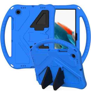 For Samsung Galaxy Tab A8 10.5 2021 X200 / X205 EVA Shockproof Tablet Case with Holder(Blue)