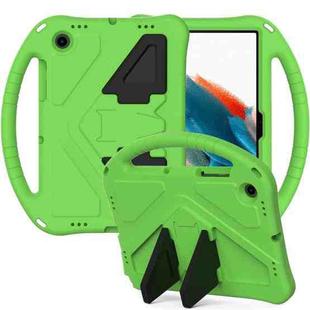For Samsung Galaxy Tab A8 10.5 2021 X200 / X205 EVA Shockproof Tablet Case with Holder(Green)