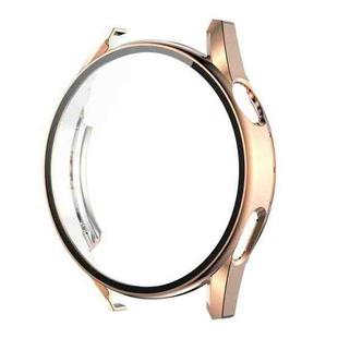 For Huawei Watch GT 3 42mm ENKAY PC Frame + Tempered Glass Protector Composite Case(Rose Gold)
