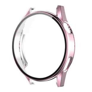 For Huawei Watch GT 3 46mm ENKAY PC Frame + Tempered Glass Protector Composite Case(Pink)