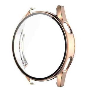 For Huawei Watch GT 3 46mm ENKAY PC Frame + Tempered Glass Protector Composite Case(Rose Gold)