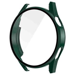 For Huawei Watch GT 3 42mm ENKAY Matte PC Frame + Tempered Glass Protector Case(Dark Green)
