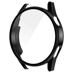 For Huawei Watch GT 3 46mm ENKAY Matte PC Frame + Tempered Glass Protector Case(Black)