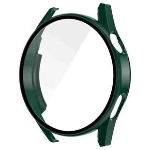 For Huawei Watch GT 3 46mm ENKAY Matte PC Frame + Tempered Glass Protector Case(Dark Green)