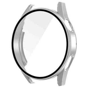 For Huawei Watch GT 3 46mm ENKAY Matte PC Frame + Tempered Glass Protector Case(Silver)