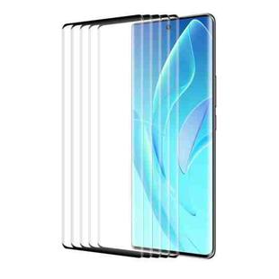 5 PCS For Honor 70 / 60 ENKAY 3D Hot Bending Explosion-proof Full Tempered Glass Film