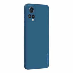 For Meizu 18X PINWUYO Liquid Silicone TPU Phone Case(Blue)