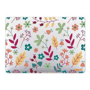 ENKAY Flower Series Pattern Laotop Protective Crystal Case For MacBook Air 13.3 inch A1932 / A2179 / A2337(Spring)