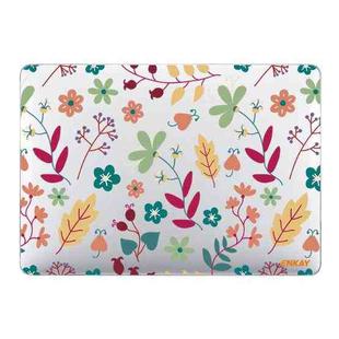 ENKAY Flower Series Pattern Laotop Protective Crystal Case For MacBook Pro 13.3 inch A2251 / A2289 / A2338 2020(Spring)