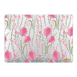 ENKAY Flower Series Pattern Laotop Protective Crystal Case For MacBook Pro 13.3 inch A2251 / A2289 / A2338 2020(Tulips)