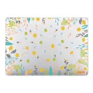 ENKAY Flower Series Pattern Laotop Protective Crystal Case for MacBook Pro 16 inch A2141(Dandelion)