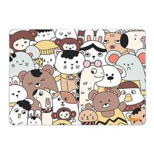 For MacBook Air 13.3 inch A1932 / A2179 / A2337 ENKAY Animal Series Pattern Laotop Protective Crystal Case(Animals No.1)