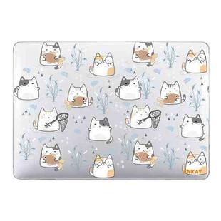 ENKAY Animal Series Pattern Laotop Protective Crystal Case For MacBook Pro 15.4 inch A1707 / A1990(Cute Cat)