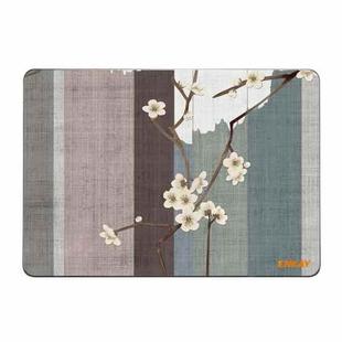 ENKAY Vintage Pattern Series Laotop Protective Crystal Case For MacBook Pro 16 inch A2141(Plum Blossom)