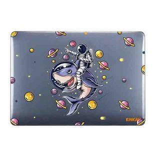 ENKAY Star Series Pattern Laotop Protective Crystal Case For MacBook Pro 13.3 inch A1706 / A1708 / A1989 / A2159(Shark Astronaut)
