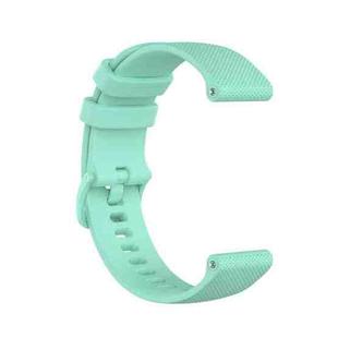 For Amazfit Bip Checkered Silicone Watch Band(Water duck)