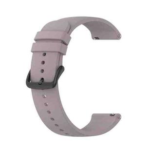 For Garmin Move Luxe 20mm Solid Color Silicone Watch Band(Roland Purple)