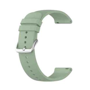 For Garmin Forerunner 645 Music 20mm Solid Color Silicone Watch Band(Ice Lake Green)