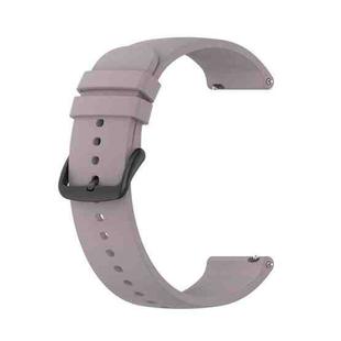 For Garmin Venu 2 Plus 20mm Solid Color Silicone Watch Band(Roland Purple)