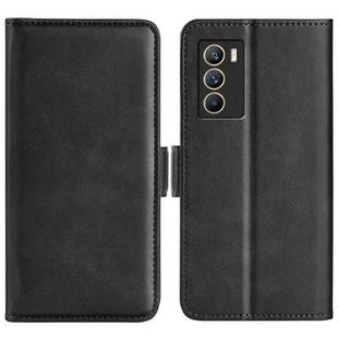 For vivo iQOO Neo5 S Dual-side Magnetic Buckle Flip Leather Phone Case(Black)