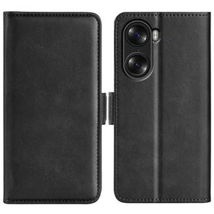 For Honor 60 Pro Dual-side Magnetic Buckle Leather Phone Case(Black)