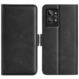 For OPPO Realme GT2 Pro 5G Dual-side Magnetic Buckle Leather Phone Case(Black)