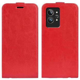 For OPPO Realme GT2 Pro 5G R64 Texture Vertical Flip Leather Phone Case(Red)