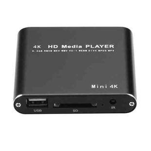 X9 HD Multimedia Player 4K Video Loop USB External Media Player AD Player(UK  Plug)