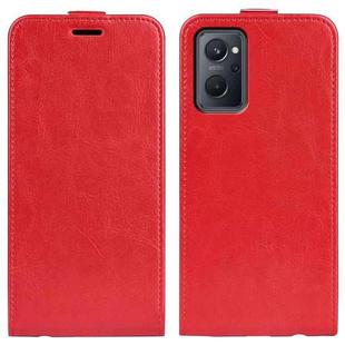 For OPPO Realme 9i R64 Texture Vertical Flip Leather Phone Case(Red)