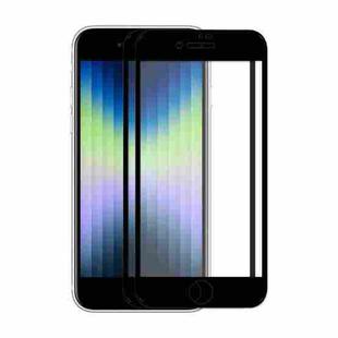 For iPhone SE 2022 / SE 2020 / 8 / 7 2pcs ENKAY Full Glue 0.26mm 9H 2.5D Tempered Glass Full Film