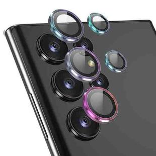 For Samsung Galaxy S22 Ultra 5G ENKAY Aluminium Alloy + Tempered Glass Camera Lens Cover (Colour)