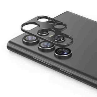 For Samsung Galaxy S22 Ultra 5G ENKAY Aluminium Alloy Camera Lens Protector Full Cover(Black)