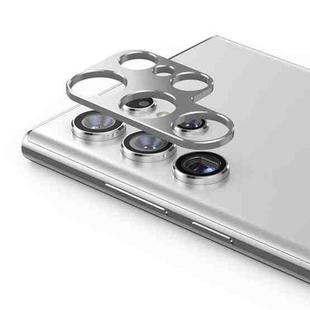 For Samsung Galaxy S22 Ultra 5G ENKAY Aluminium Alloy Camera Lens Protector Full Cover(Silver)