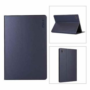 For Samsung Galaxy Tab A8 10.5 2021 X200/X205 ENKAY Leather Stand Smart Tablet Case(Dark Blue)
