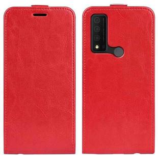 For TCL 30V 5G R64 Texture Single Vertical Flip Leather Phone Case(Red)