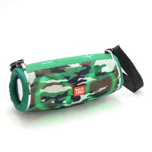 T&G TG642 RGB Light Waterproof  Portable Bluetooth Speaker Support FM / TF Card(Camouflage)