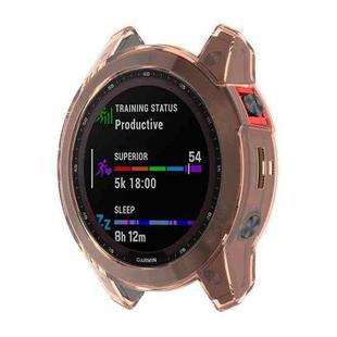 For Garmin Fenix 7 Shockproof TPU Soft Protective Case(Pink)