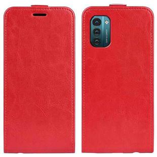 For Nokia G11 / G21 R64 Texture Single Vertical Flip Leather Phone Case(Red)