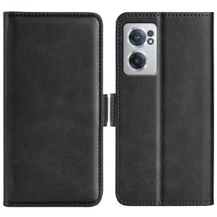 For OnePlus Nord CE 2 5G Dual-side Magnetic Buckle Leather Phone Case(Black)